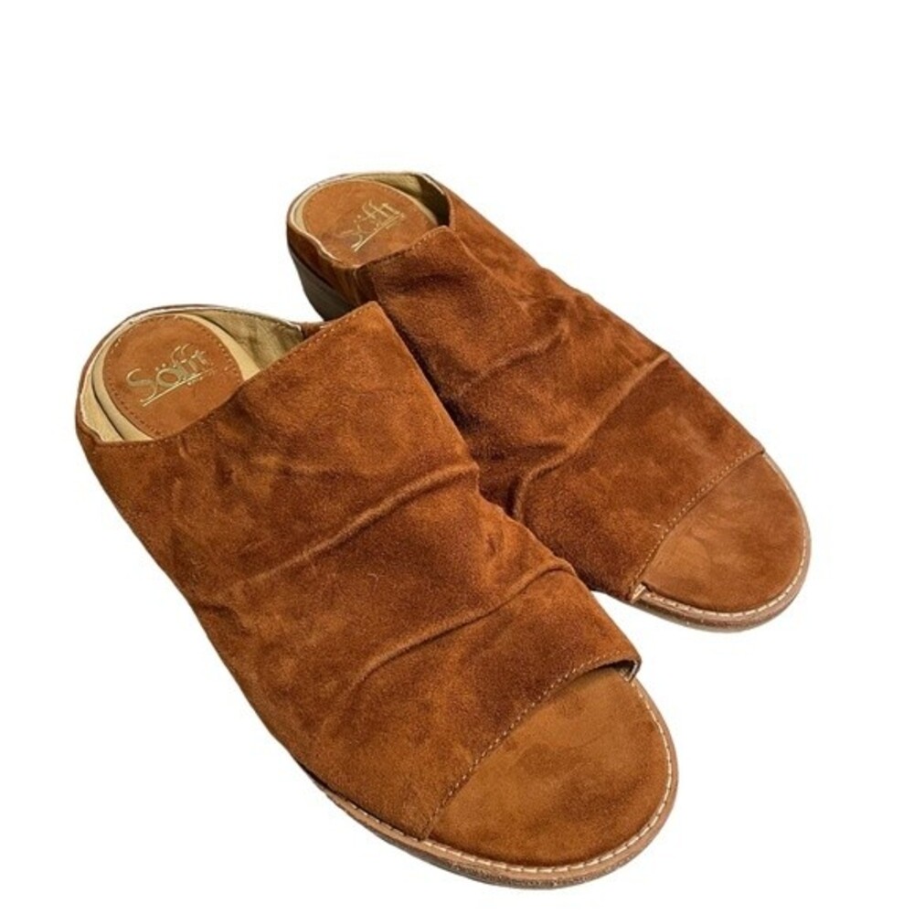 Sofft Netta Brown Color Women’s Sandals Slides Clogs Size 9.5